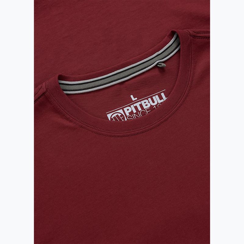 Футболка чоловіча Pitbull Dog SD burgundy 6
