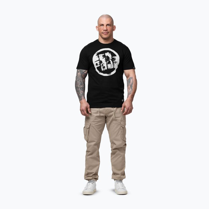 Футболка чоловіча Pitbull Palms black logo 2