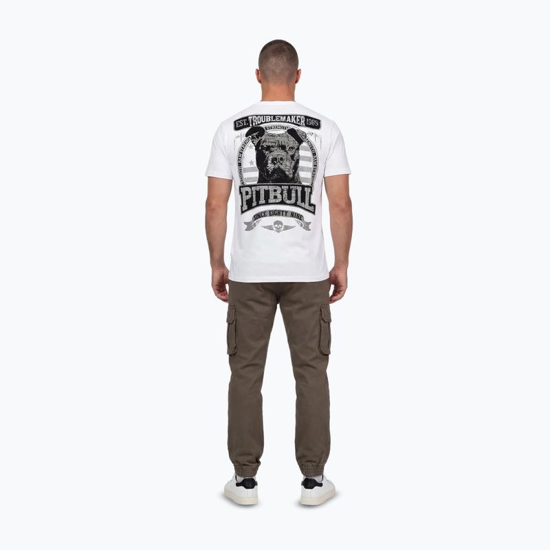 Футболка чоловіча Pitbull Troublemarker white 4