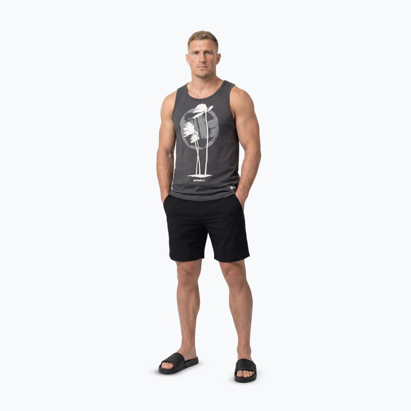 Футболка чоловіча Pitbull Palms Tank Top light sand 2