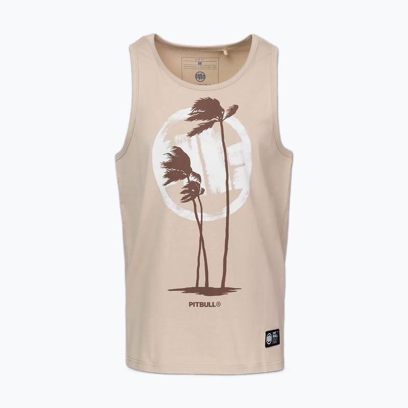 Футболка чоловіча Pitbull Palms Tank Top light sand 3