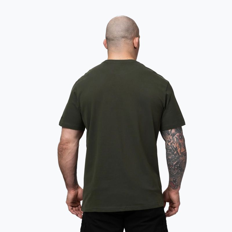 Футболка чоловіча Pitbull USA CAL Big Logo old green 3