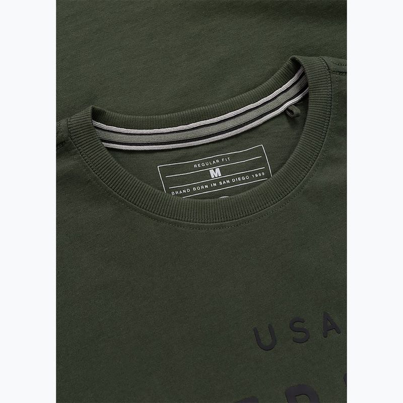 Футболка чоловіча Pitbull USA CAL Big Logo old green 6