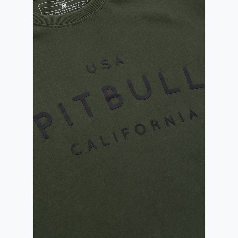Футболка чоловіча Pitbull USA CAL Big Logo old green 7