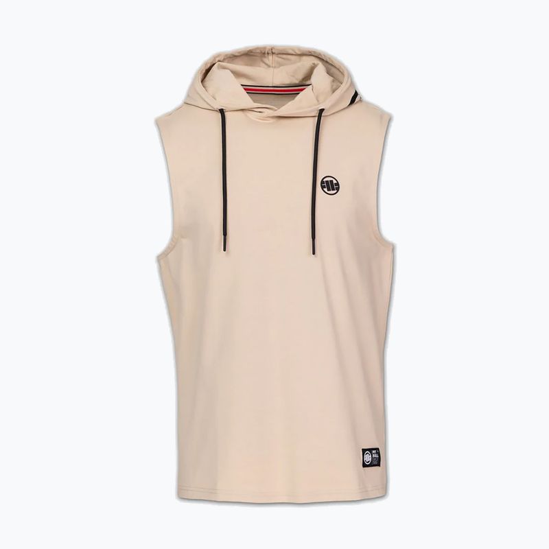 Кофта тренувальна чоловіча Pitbull Mercado Hilltop Sleeveless Hooded pale sand 3