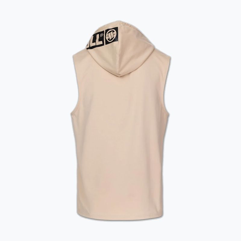 Кофта тренувальна чоловіча Pitbull Mercado Hilltop Sleeveless Hooded pale sand 4