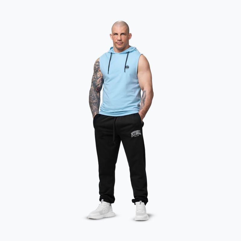 Кофта тренувальна чоловіча Pitbull Mercado Hilltop Sleeveless Hooded light blue 2