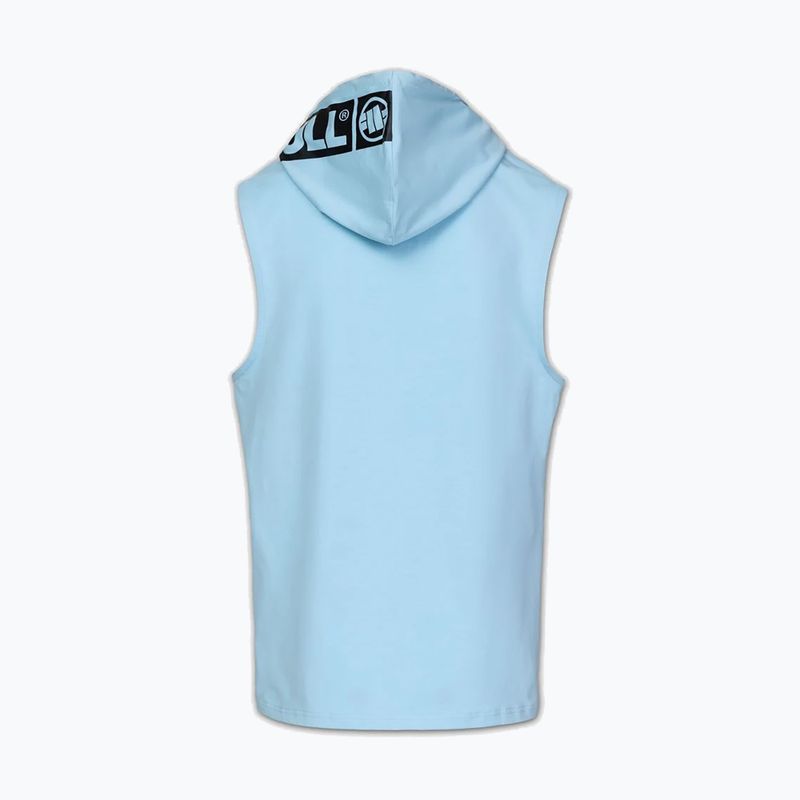 Кофта тренувальна чоловіча Pitbull Mercado Hilltop Sleeveless Hooded light blue 7