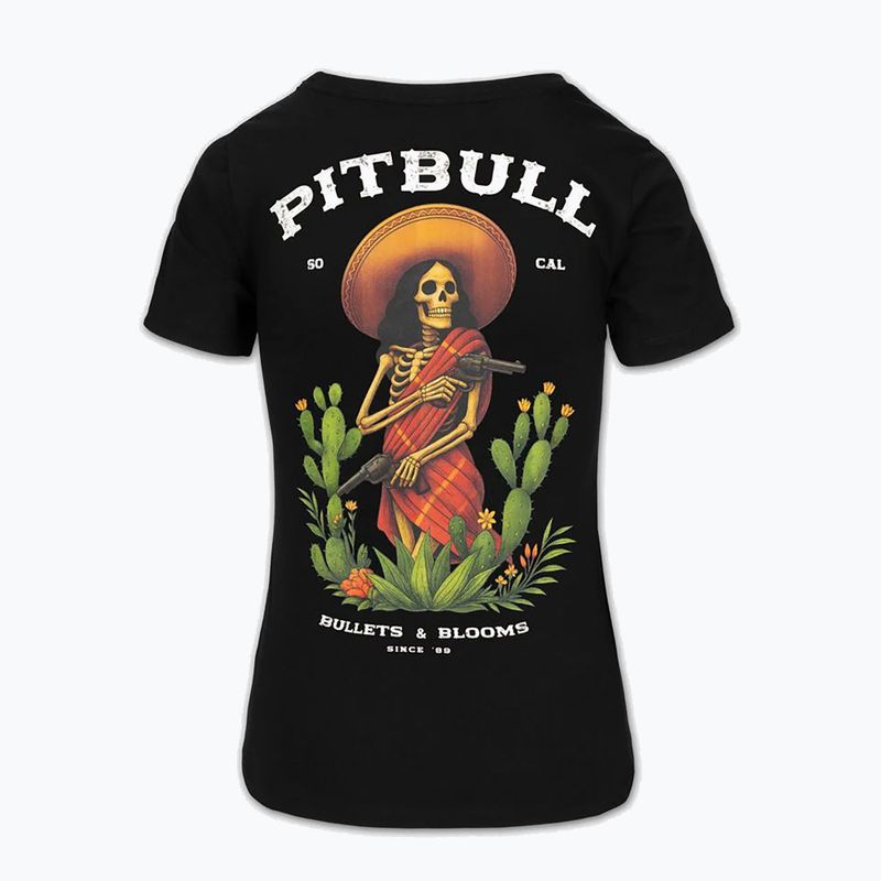 Футболка жіноча Pitbull Bullets & Blooms black 4