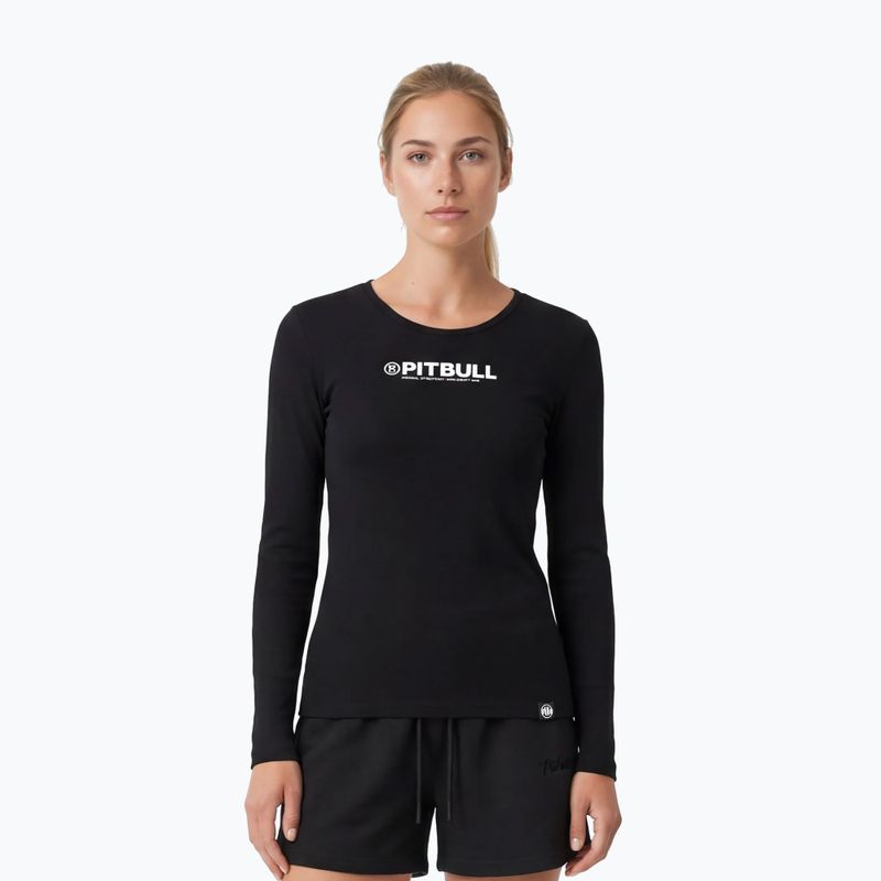 Лонгслів жіночий Pitbull R Slim Fit black