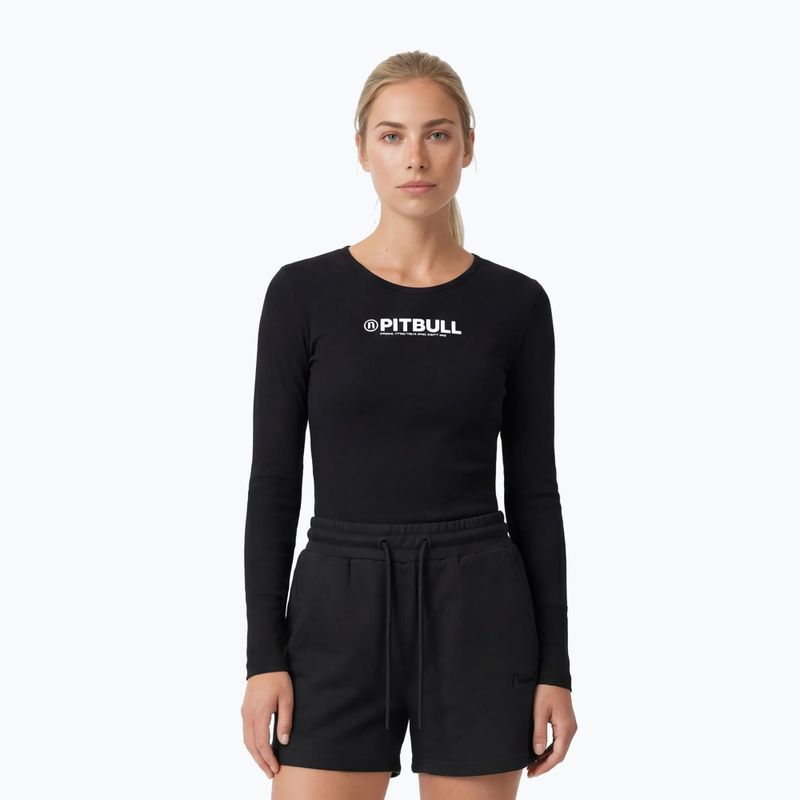 Лонгслів жіночий Pitbull R Slim Fit black 4