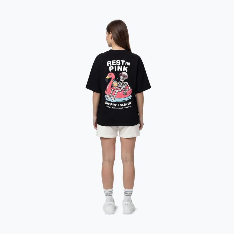 Футболка жіноча Pitbull Rest In Pink Oversize black 4