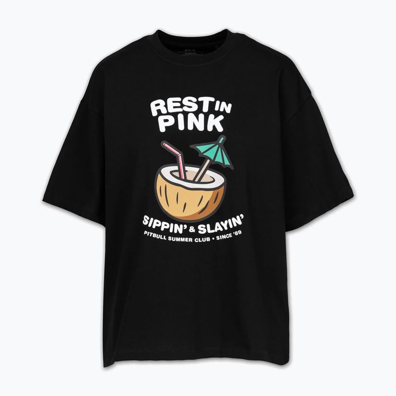Футболка жіноча Pitbull Rest In Pink Oversize black 5