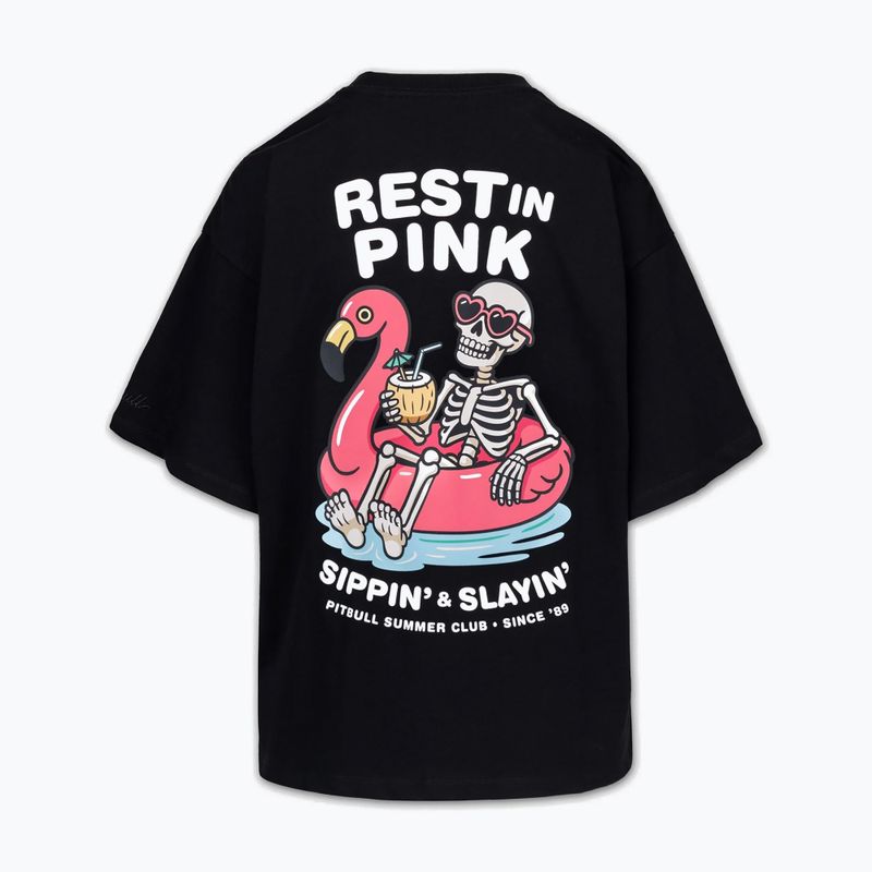 Футболка жіноча Pitbull Rest In Pink Oversize black 6