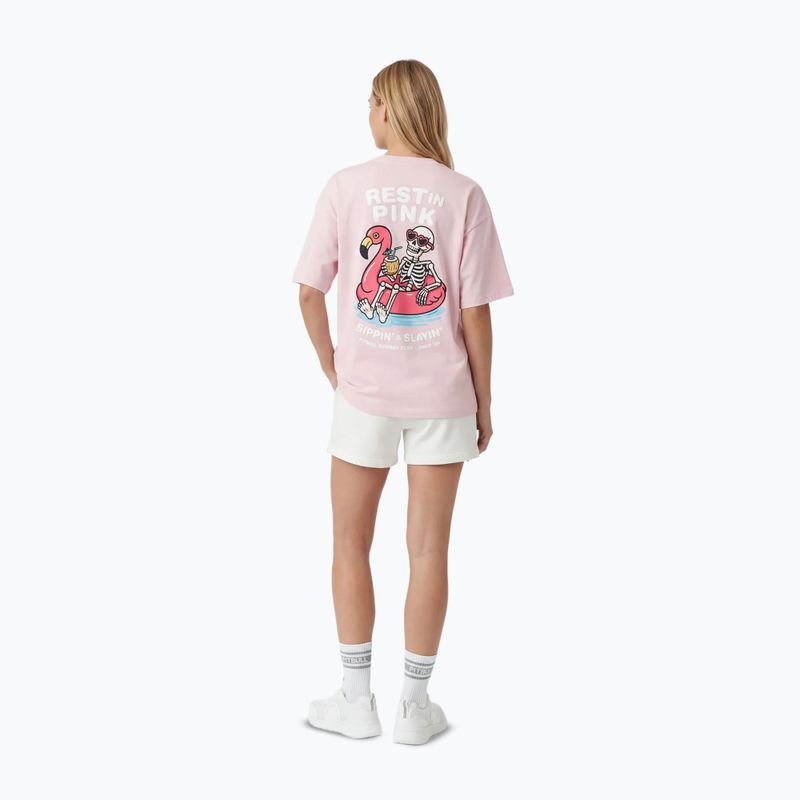 Футболка жіноча Pitbull Rest In Pink Oversize strawberry cream 3