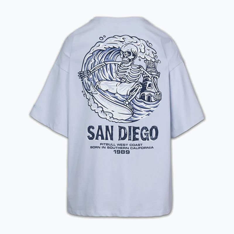 Кофта жіноча Pitbull Skull Oversize frosted blue 6
