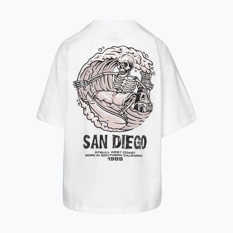 Кофта жіноча Pitbull Skull Oversize white 5