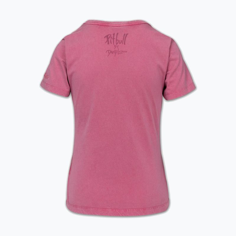 Футболка жіноча Pitbull Dia De Los Perros washed pink 4