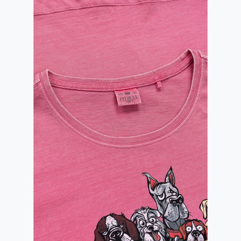 Футболка жіноча Pitbull Dia De Los Perros washed pink 5