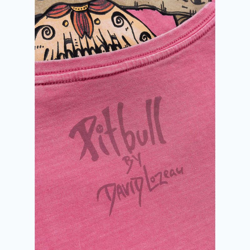 Футболка жіноча Pitbull Dia De Los Perros washed pink 8