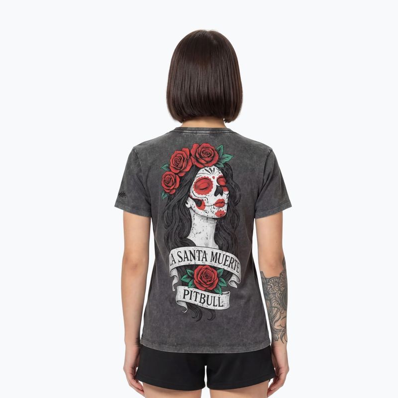 Футболка жіноча Pitbull Santa Muerte graphite 3