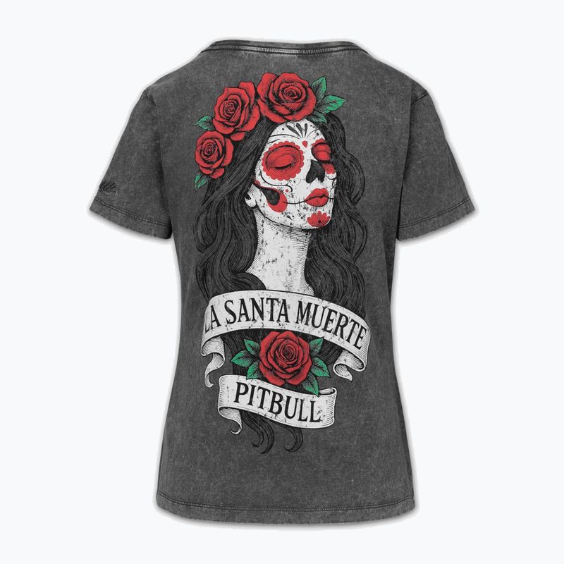 Футболка жіноча Pitbull Santa Muerte graphite 5