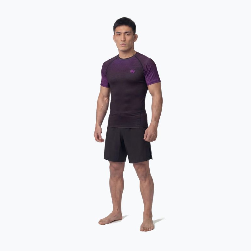 Рашгард чоловічий Pitbull Belt Rashguard purple 2