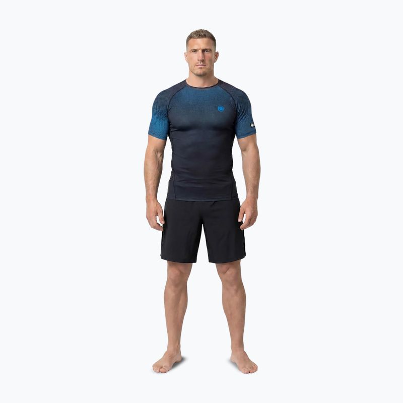 Рашгард чоловічий Pitbull Belt Rashguard blue 2