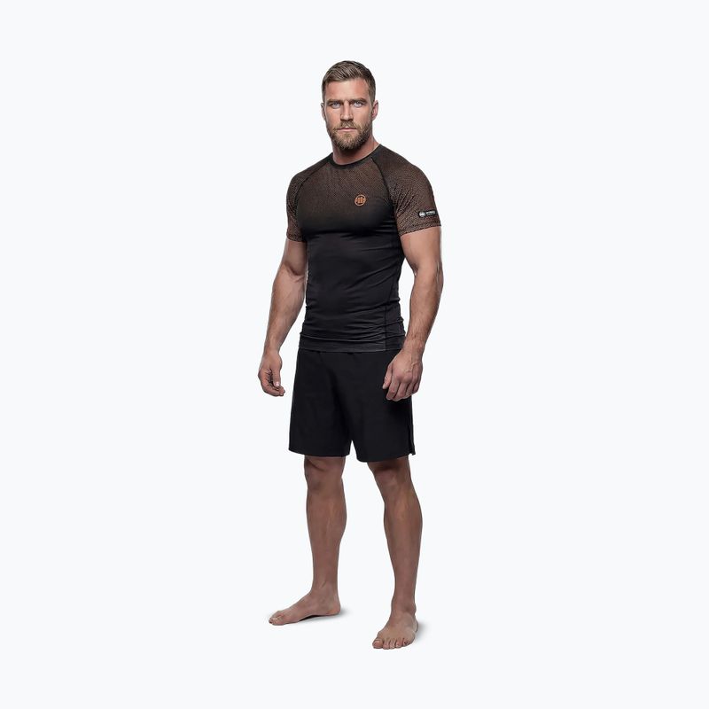 Рашгард чоловічий Pitbull Belt Rashguard brown 2