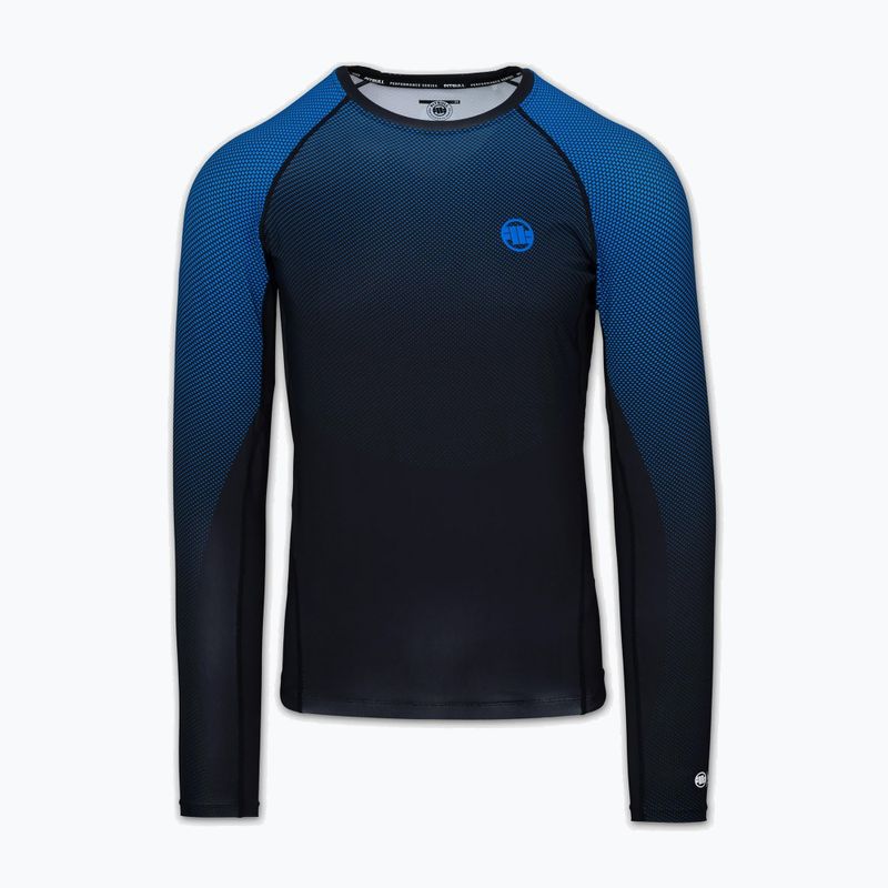 Чоловіча рашгард з довгим рукавом Pitbull Belt Rashguard blue 3