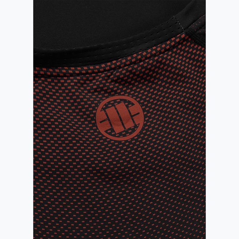 Чоловіча рашгард з довгим рукавом Pitbull Belt Rashguard brown 7