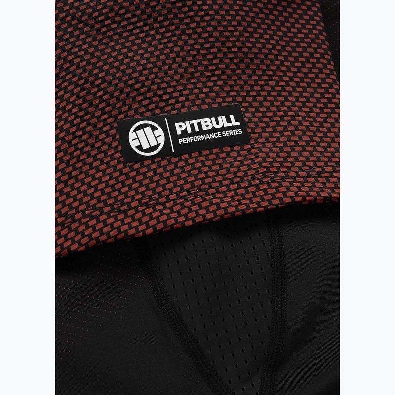 Чоловіча рашгард з довгим рукавом Pitbull Belt Rashguard brown 9