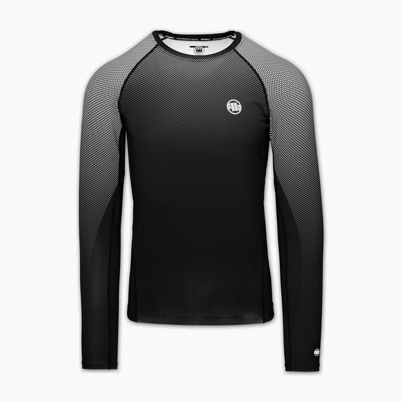 Чоловіча рашгард з довгим рукавом Pitbull Belt Rashguard black 3