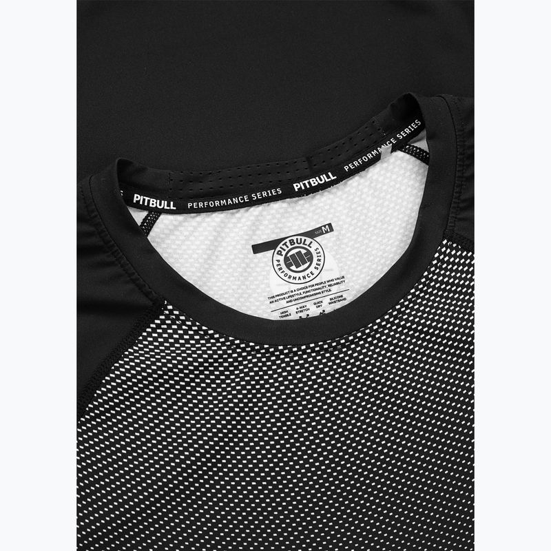 Чоловіча рашгард з довгим рукавом Pitbull Belt Rashguard black 5