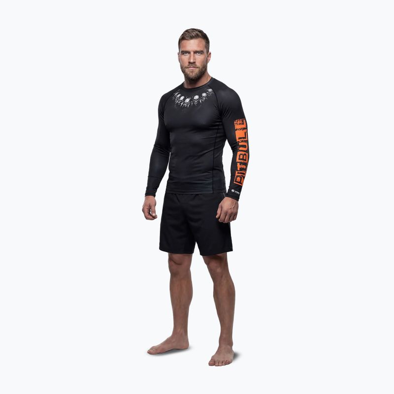 Чоловіча рашгард з довгим рукавом Pitbull Blacky Rashguard 2