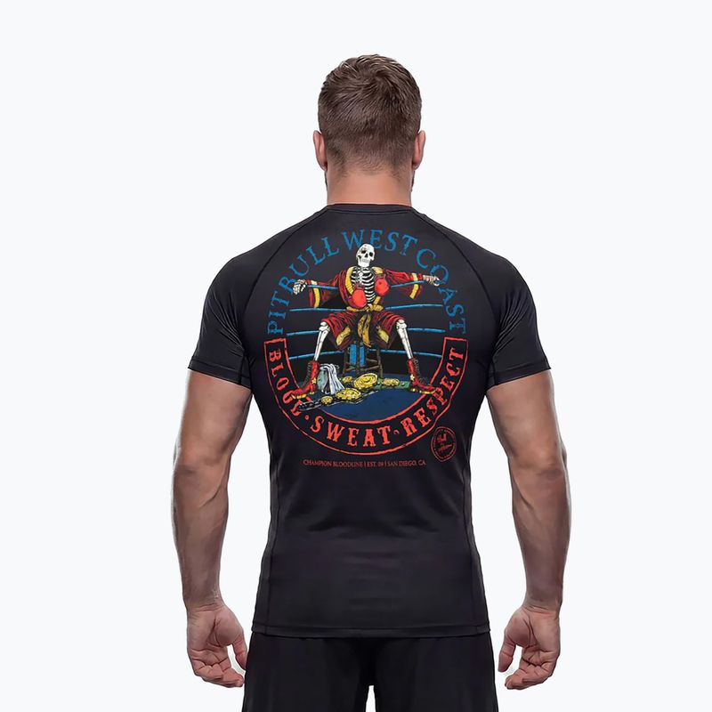 Рашгард чоловічий Pitbull Champion Bloodline Rashguard black 3