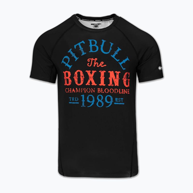 Чоловіча рашгард з довгим рукавом Pitbull Champion Bloodline Rashguard black 5
