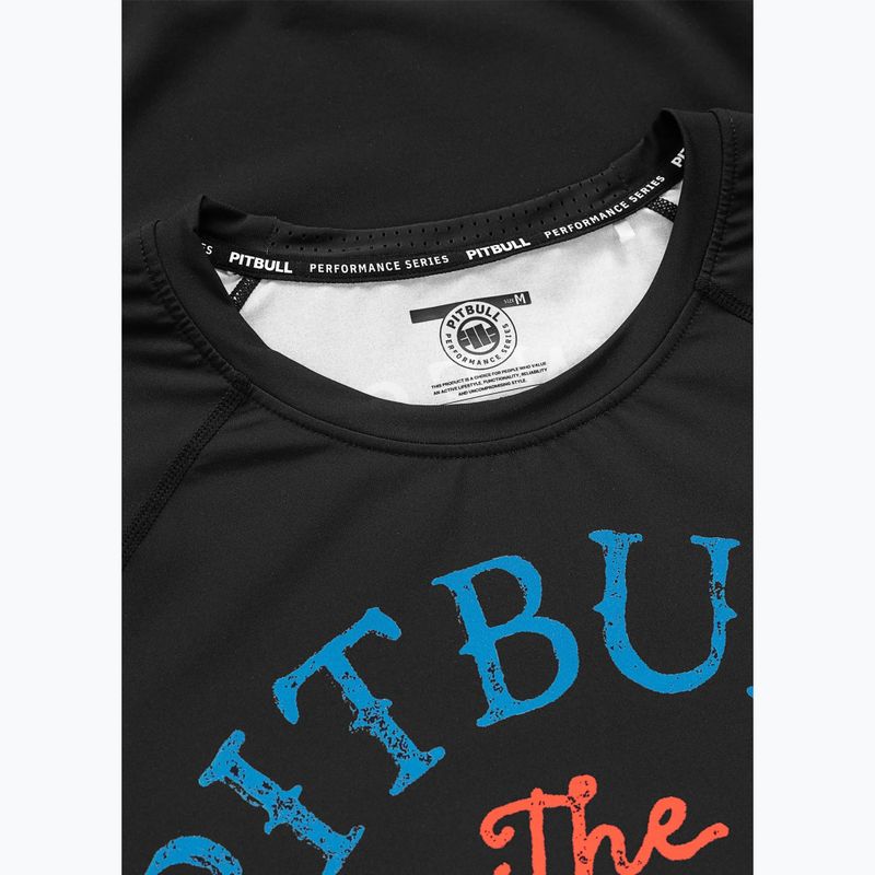 Чоловіча рашгард з довгим рукавом Pitbull Champion Bloodline Rashguard black 8