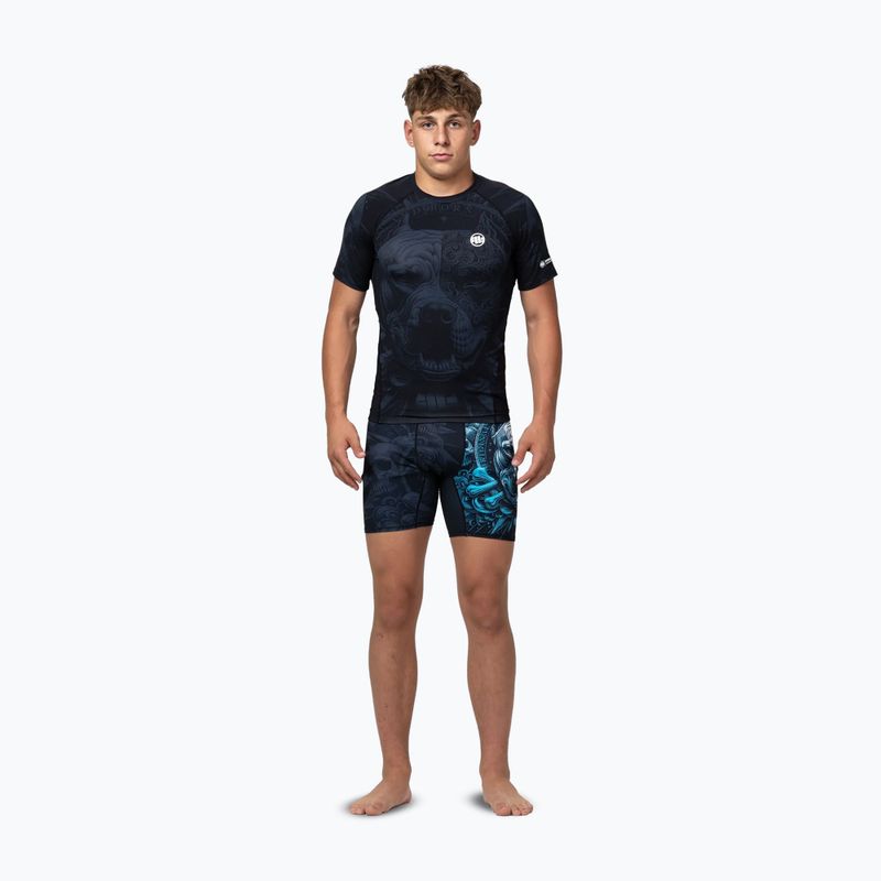 Рашгард чоловічий Pitbull World Rashguard black 2