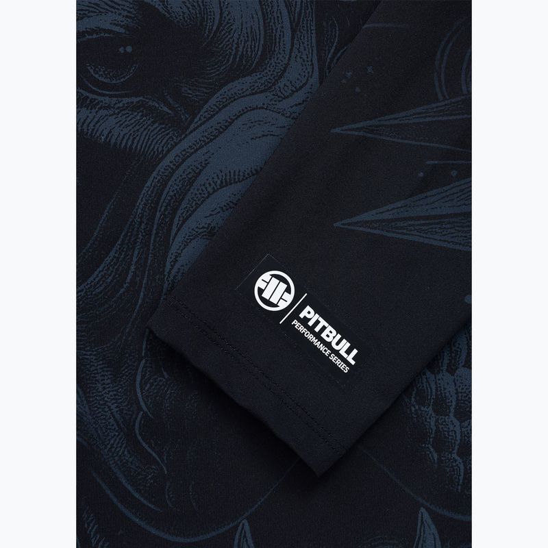 Чоловіча рашгард з довгим рукавом Pitbull World Rashguard black 11