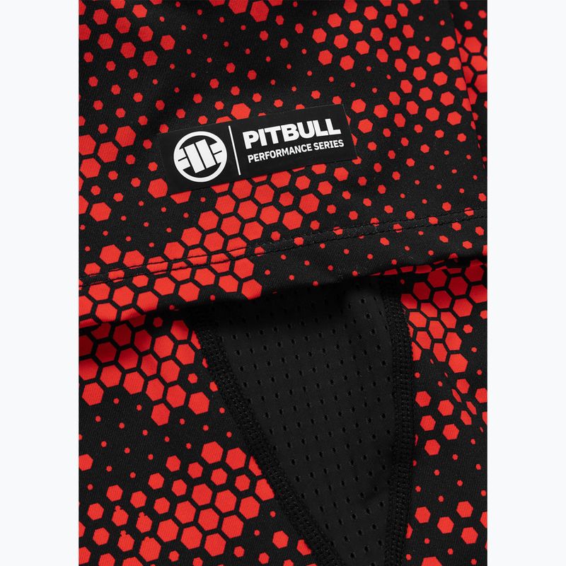 Рашгард чоловічий Pitbull Hex Camo Hilltop Rashguard red 8