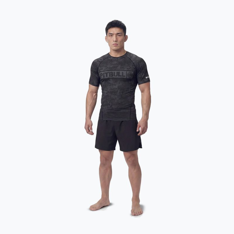 Рашгард чоловічий Pitbull Hex Camo Hilltop Rashguard olive 2