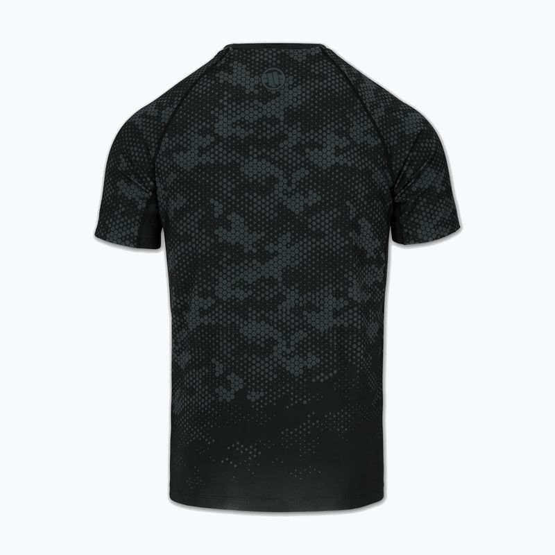 Рашгард чоловічий Pitbull Hex Camo Hilltop Rashguard olive 4