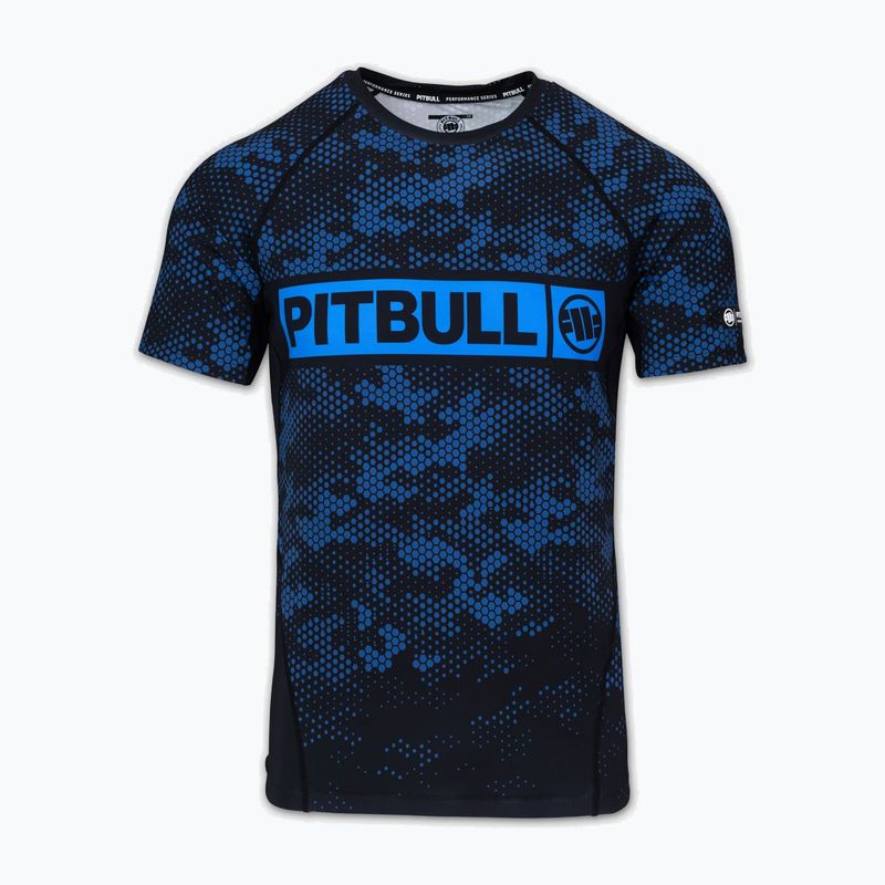 Рашгард чоловічий Pitbull Hex Camo Hilltop Rashguard blue 3