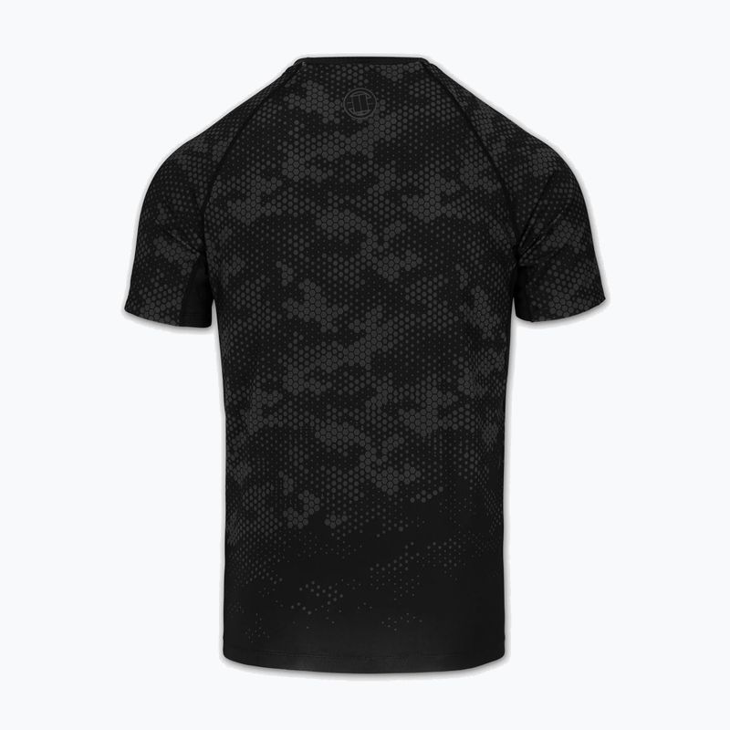 Рашгард чоловічий Pitbull Hex Camo Hilltop Rashguard black 4