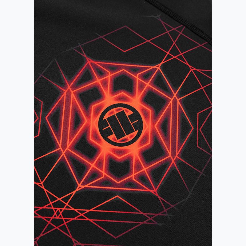 Рашгард чоловічий Pitbull Ray Rashguard fluo/red 5