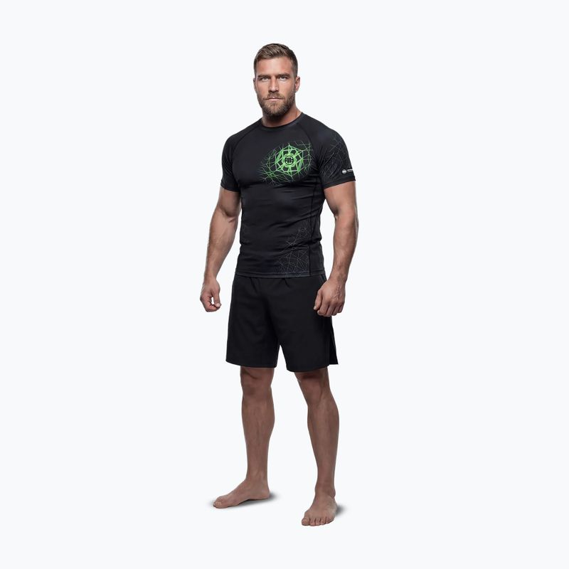 Рашгард чоловічий Pitbull Ray Rashguard fluo green 2