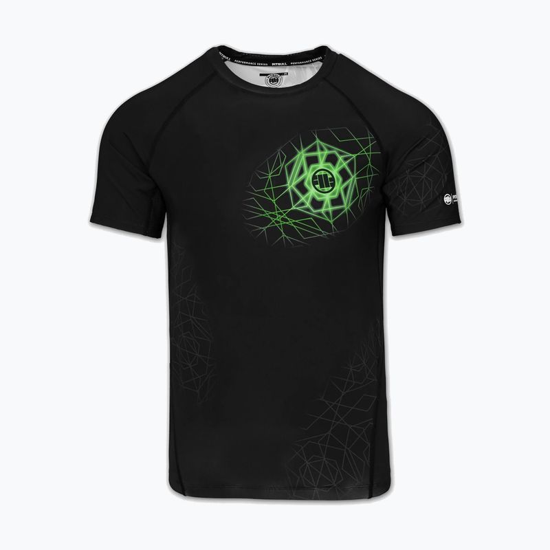 Рашгард чоловічий Pitbull Ray Rashguard fluo green 3