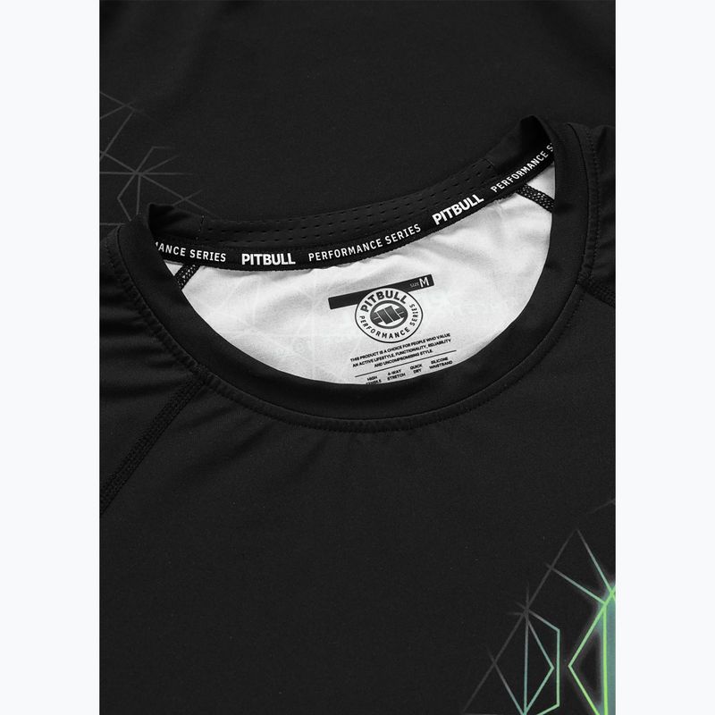 Рашгард чоловічий Pitbull Ray Rashguard fluo green 5