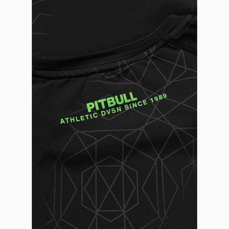 Рашгард чоловічий Pitbull Ray Rashguard fluo green 7